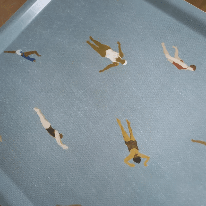 Tablett – Swimmers Tray L von Fine little Day
