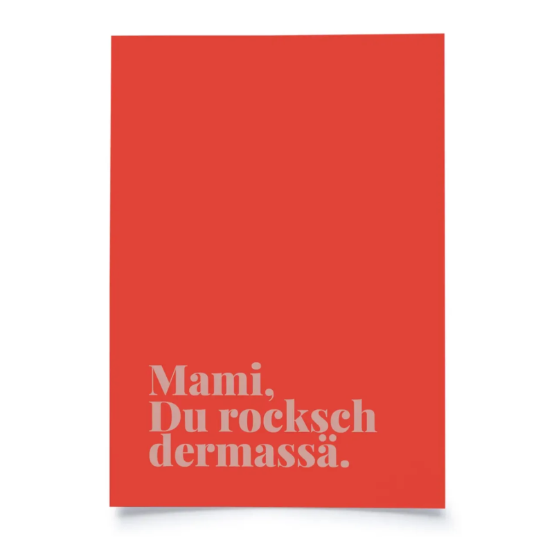 Tadah - Karte Mami, Du rocksch dermassä