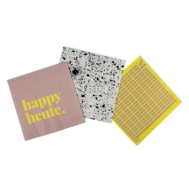 Tadah - Serviette happy heute.