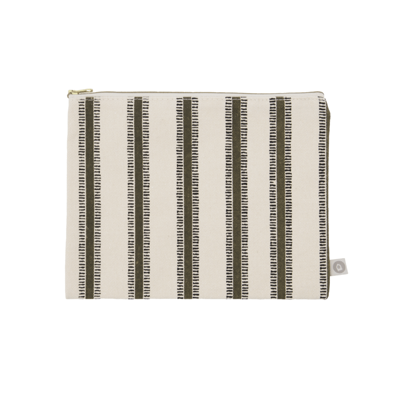 Tasche - Clutch Canva black/off white von House Doctor