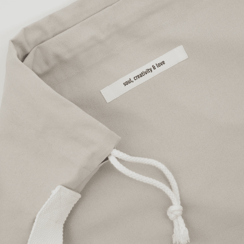Tasche - Cotton Cataria light grey von Meraki