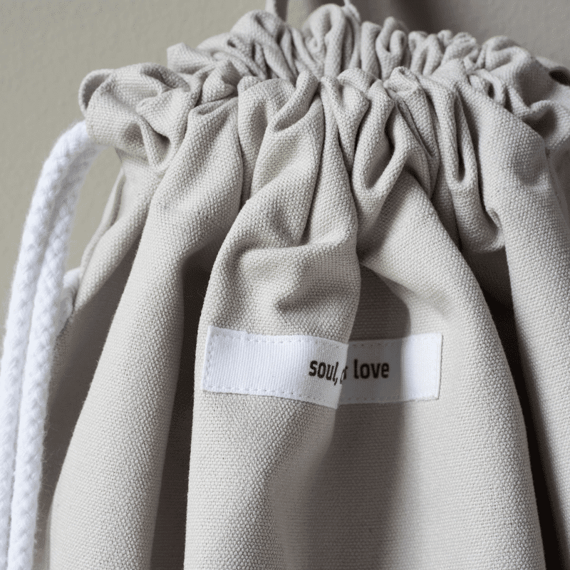 Tasche - Cotton Cataria light grey von Meraki