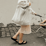 Tasche - Mom Teddy light grey von Studio Noos