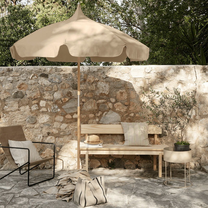 Tasche - Yard Picnic sand/black von Ferm Living