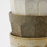 Tasse - Arch off white/beige/green 3er Set von House Doctor