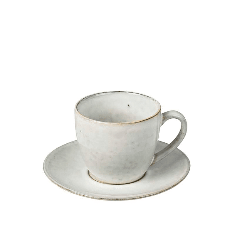 Tasse mit Teller S – Nordic Sand von Broste Copenhagen