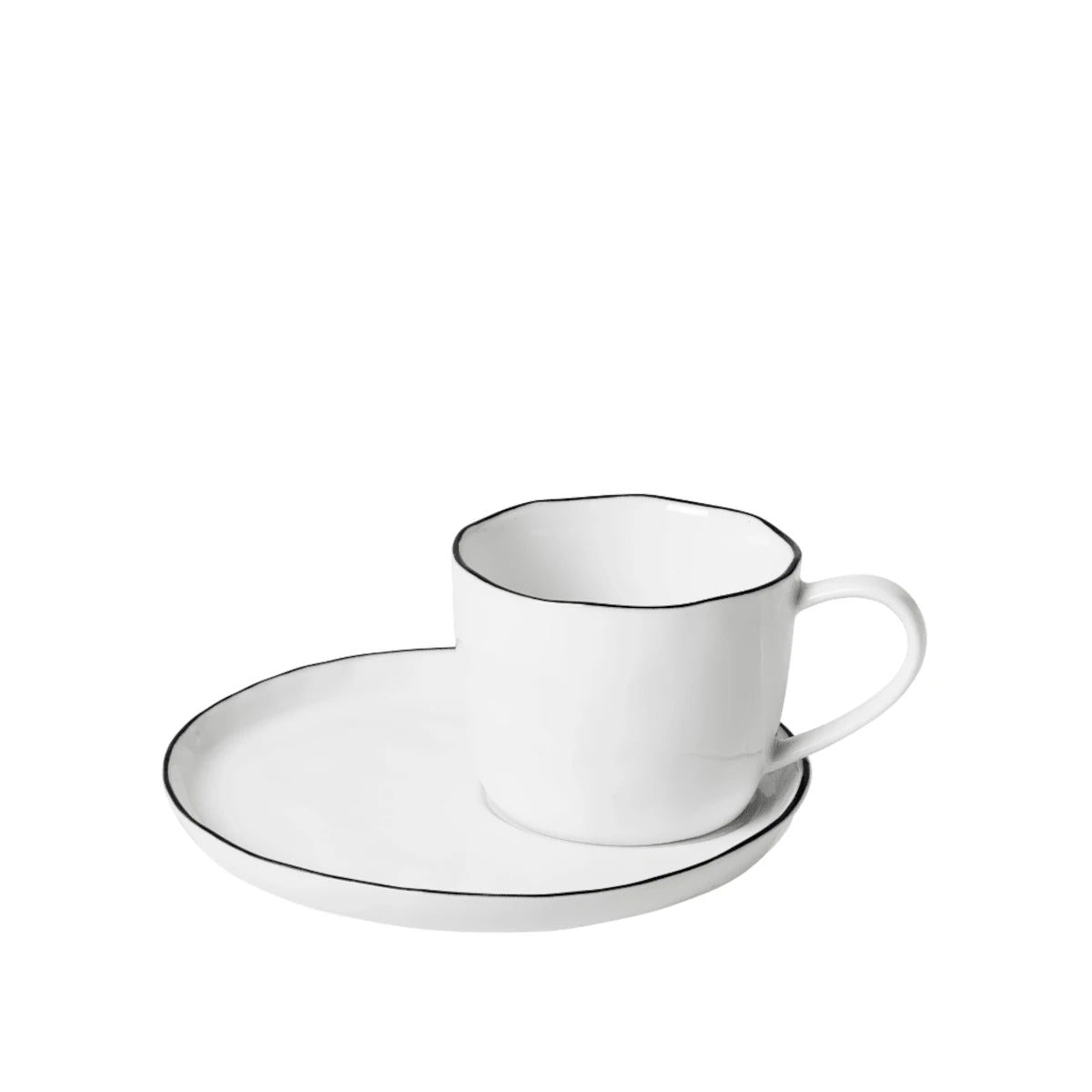 Tasse mit Unterteller - Salt von Broste Copenhagen