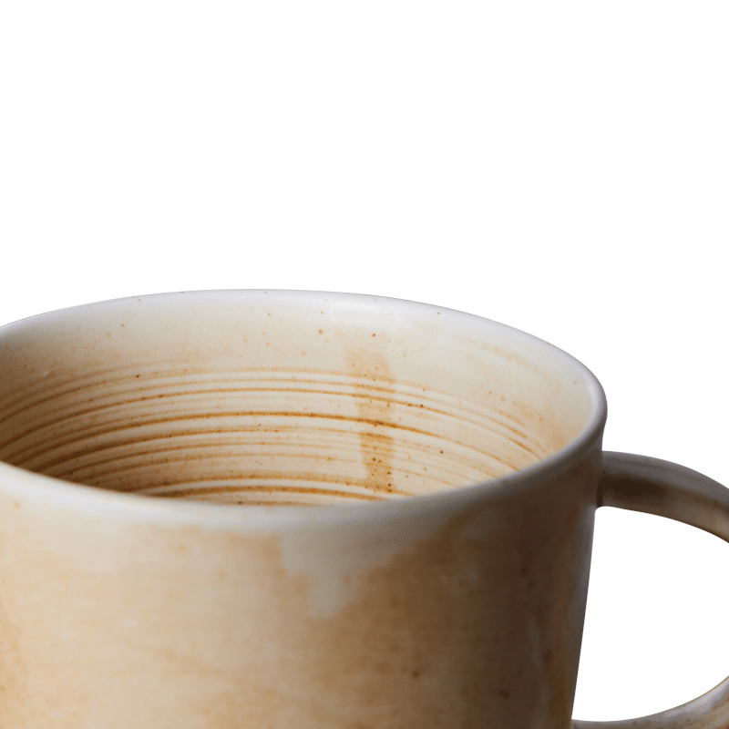 Tasse - Rustic cream/brown von HK Living