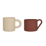 Tassen - Nomu braun/vanille 2er Set von OYOY