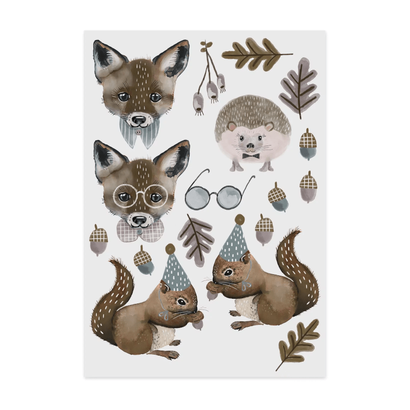 Tattoos - Fuchs & Eichhörnchen von NUUKK