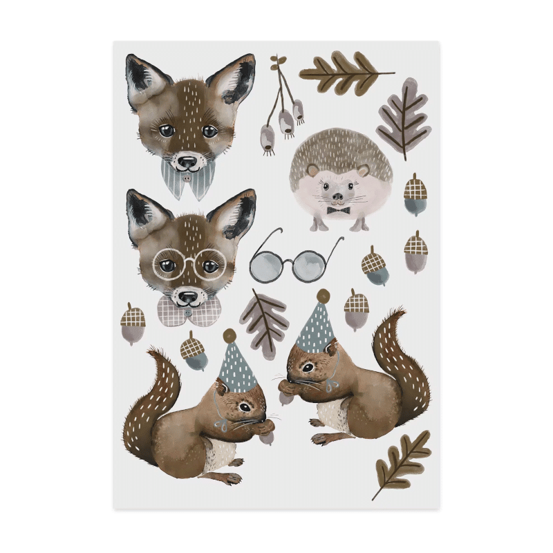 Tattoos - Fuchs & Eichhörnchen von NUUKK