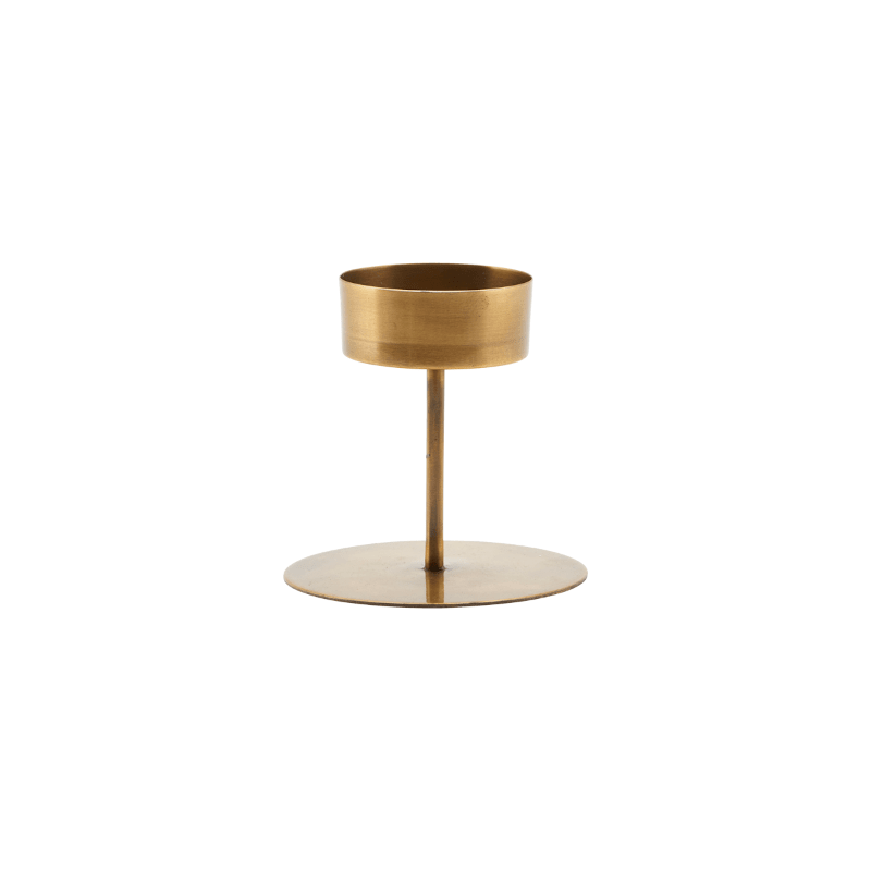 Teelichthalter - Anit brass von House Doctor