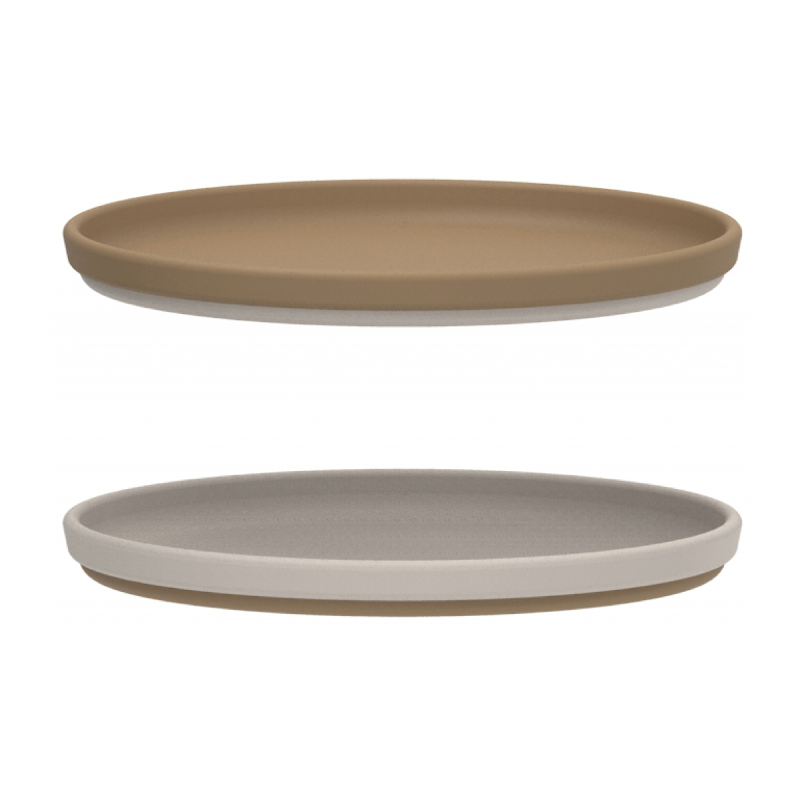 Teller - Gabriel oat/sandy mix 2er Set von Liewood