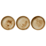 Teller gross - Rustic cream/brown von HK Living