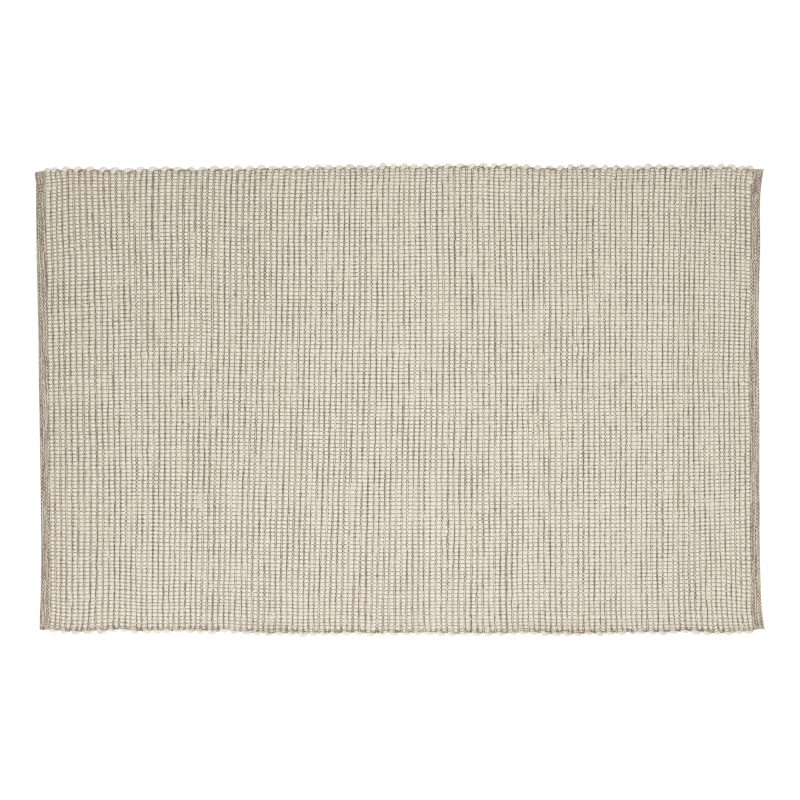 Teppich - Baumwolle grau/weiss von Hübsch Interior