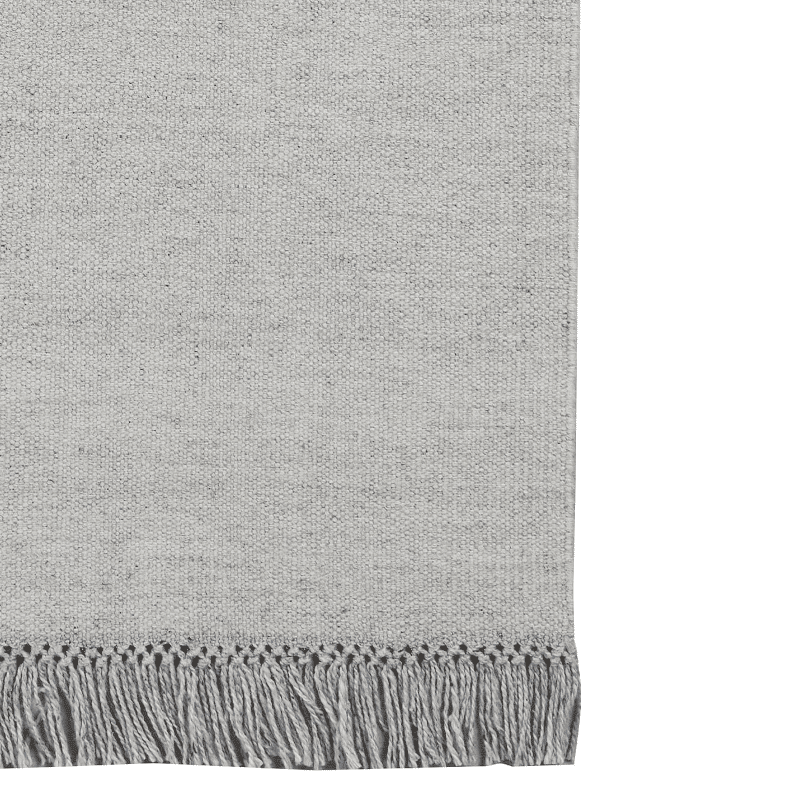 Teppich - Escape Kelim chalk & fringes von Massimo Copenhagen