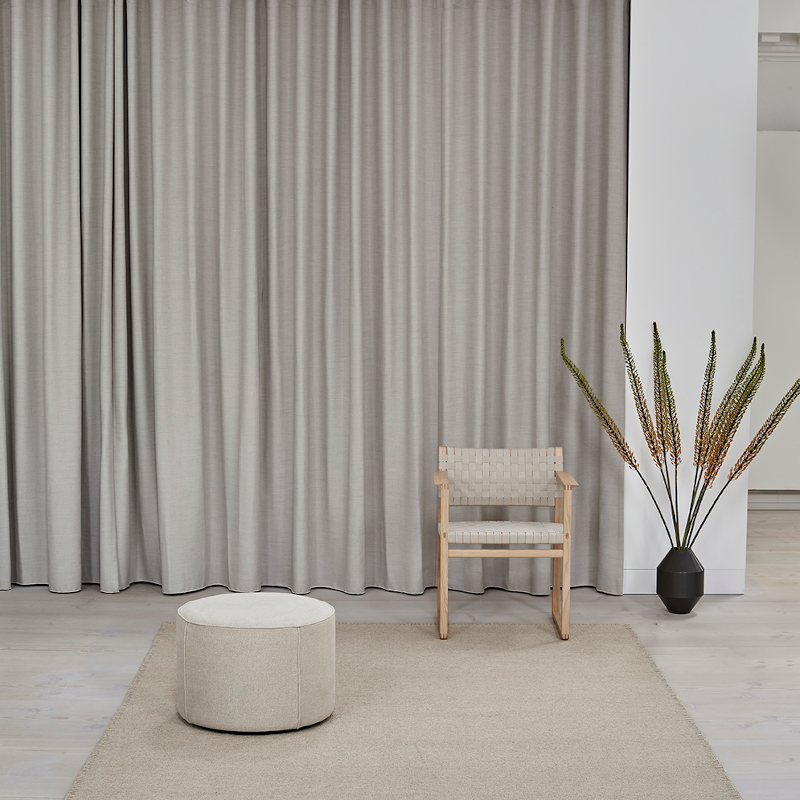 Teppich - Escape Kelim light beige & stitches von Massimo Copenhagen