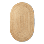 Teppich - Eternal Jute oval S von Ferm Living