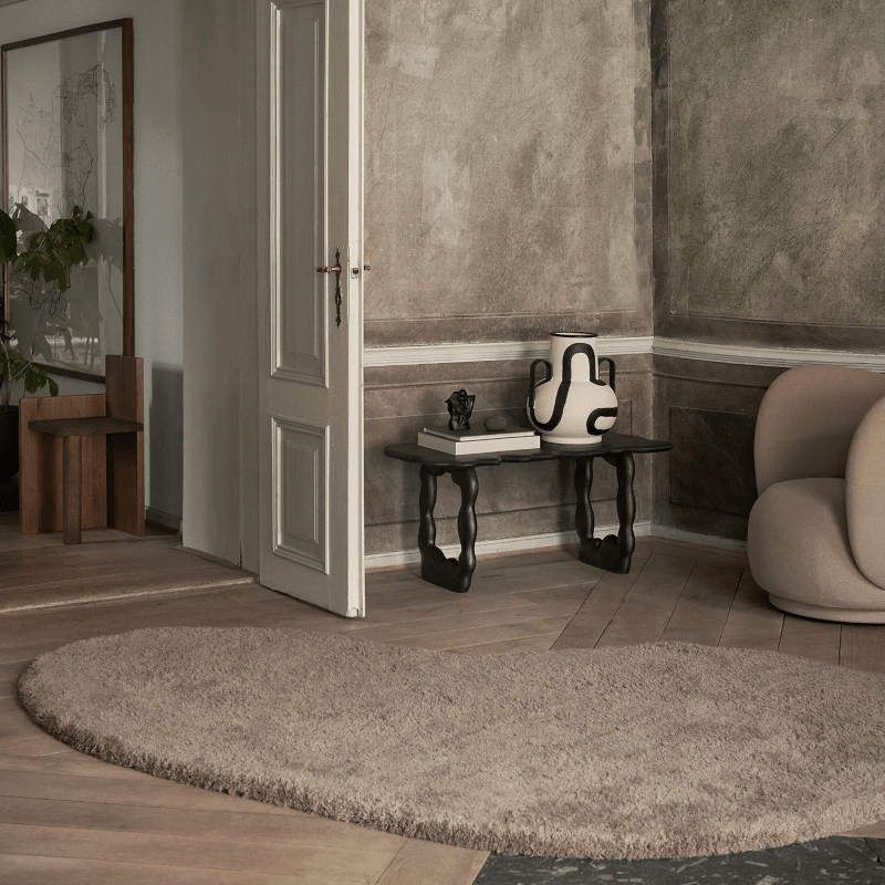 Teppich - Forma ash brown von Ferm Living