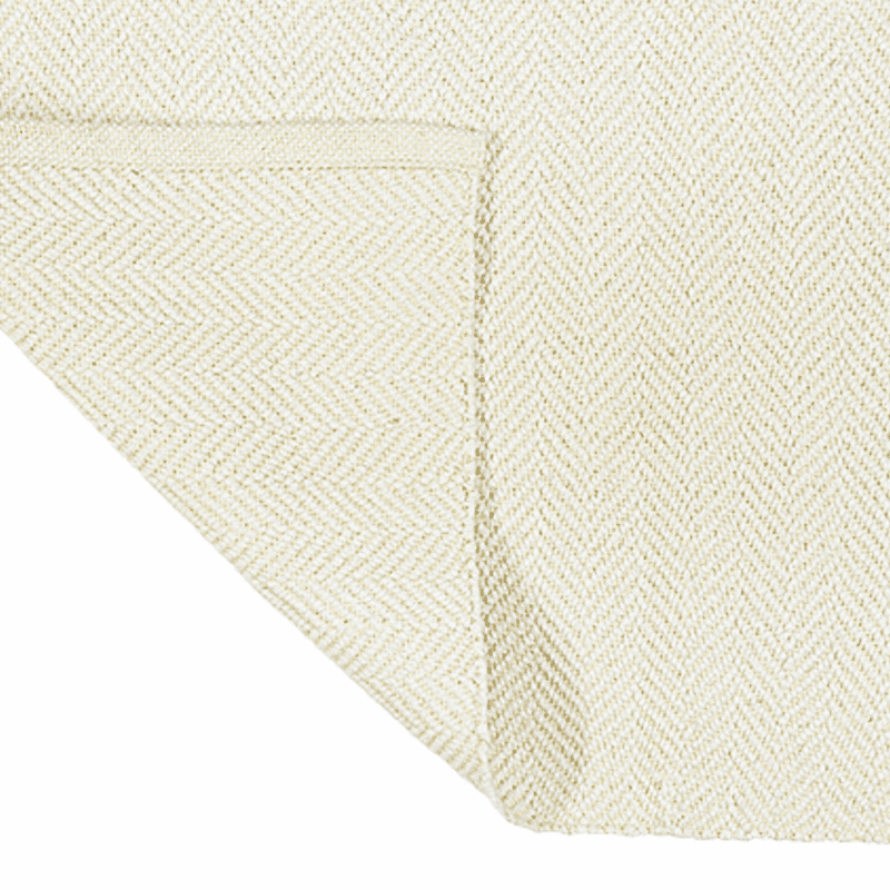 Teppich - HERRINGBONE recycelt beige von Liv Interior