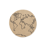 Teppich Jute - World rund S von Ferm Living