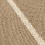 Teppich - Kelim Calm dark sand/off white von Ferm Living