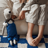 Teppich – Mara washable deep blue/warm sand von Ferm Living