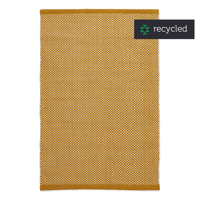 Teppich PET - Dots honey gold von Liv Interior