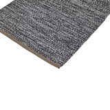 Teppich PET - North schwarz/natur o. Fransen