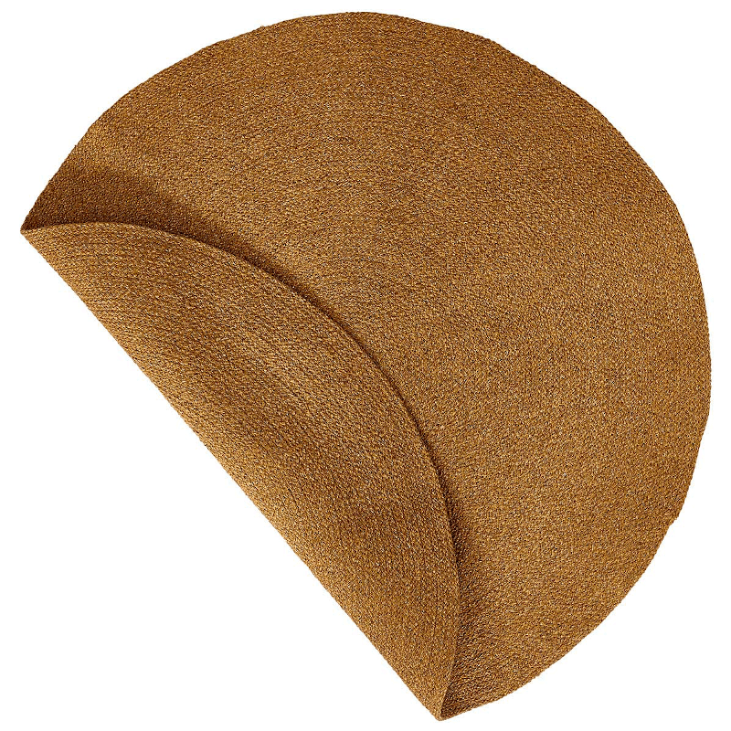 Teppich PET - rund gold von Liv Interior