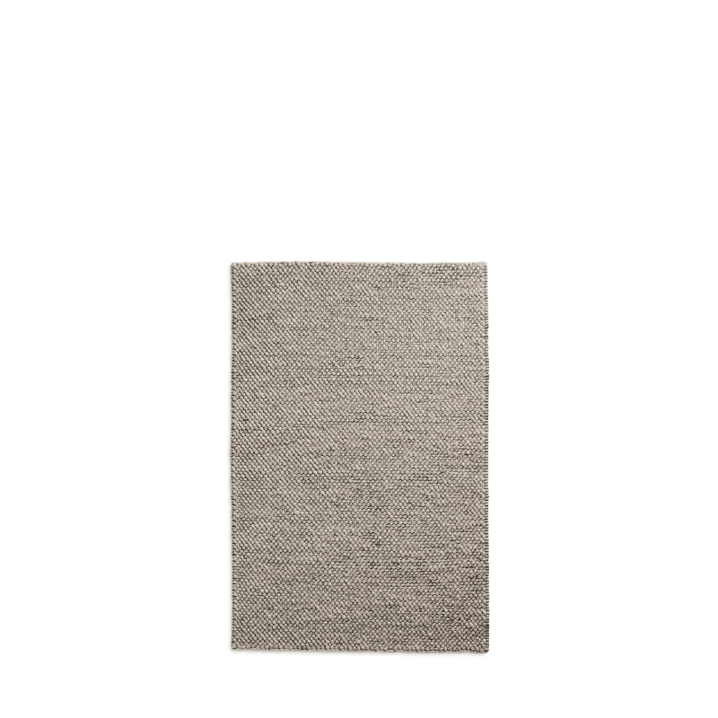 Teppich - Tact dark grey 90x140 von Woud