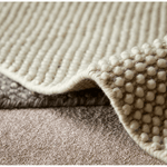 Teppich - Tact off white 90x140 von Woud