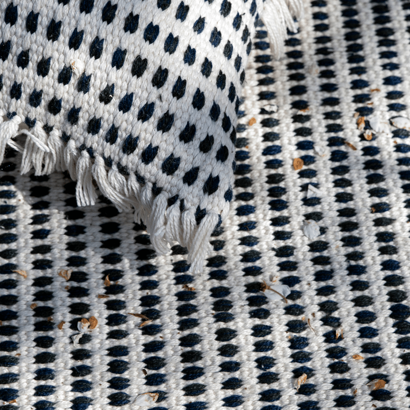 Teppich - Way Off-White/Blue