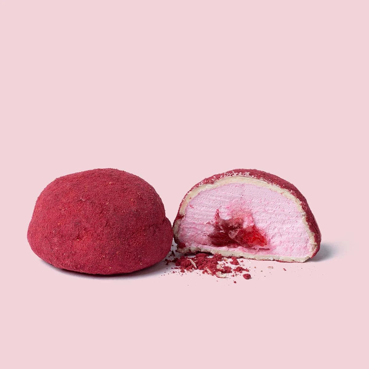 The Mallows - Marshmellows erdbeergefüllte/weisse Schokolade

