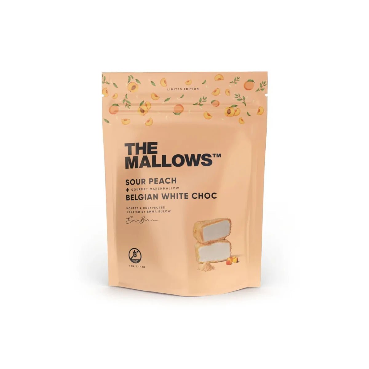 The Mallows - Marshmellows saure Pfirsich/weisse Schokolade

