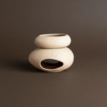 the MUNIO - Wachswärmer Keramik beige