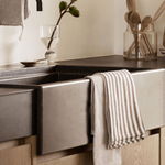 Geschirrtuch - Stripe mocca 2er Set von Tine k home