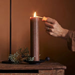 Tine K Home - Kalenderkerze Xmas brown L