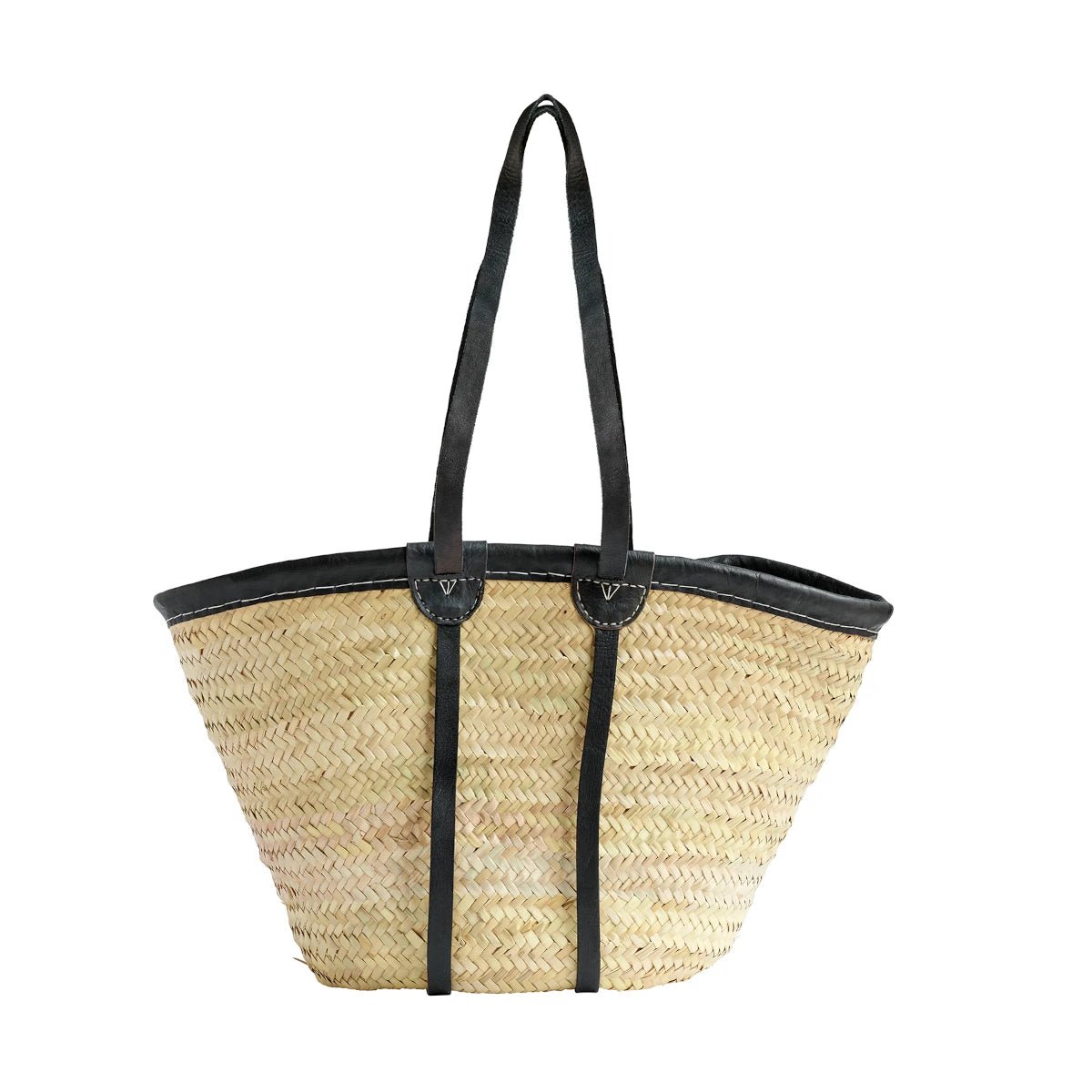 Tine K Home - Tasche mit schwarzen Lederhenkeln

