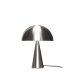 Tischlampe - Mush mini Nickel von Hübsch Interior