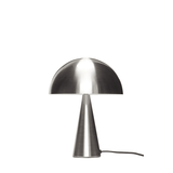 Tischlampe - Mush mini Nickel von Hübsch Interior