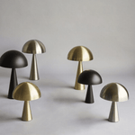 Tischlampe - Mush mini Nickel von Hübsch Interior