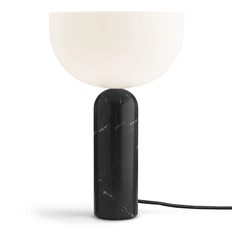 Tischleuchte - Kizu Marble Black L von New Works