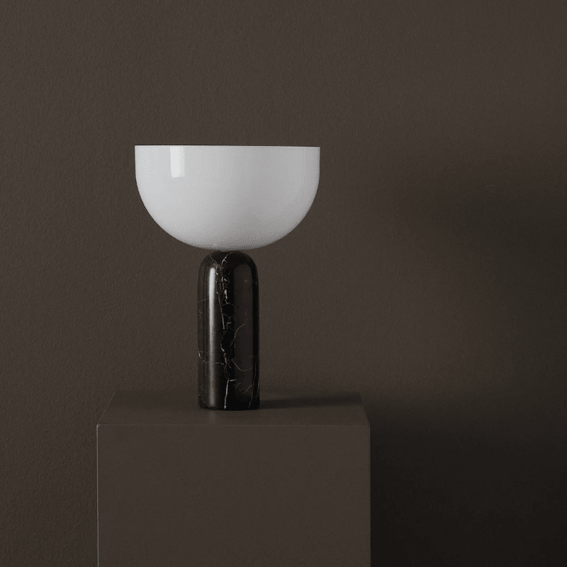 Tischleuchte - Kizu Marble Black S von New Works
