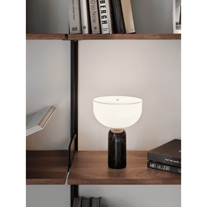 Tischleuchte - Kizu Marble Black S portable