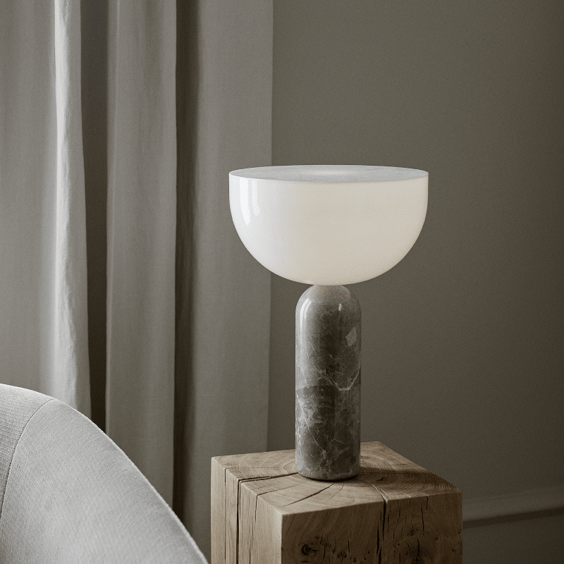Tischleuchte - Kizu Marble gris du Marais L von New Works