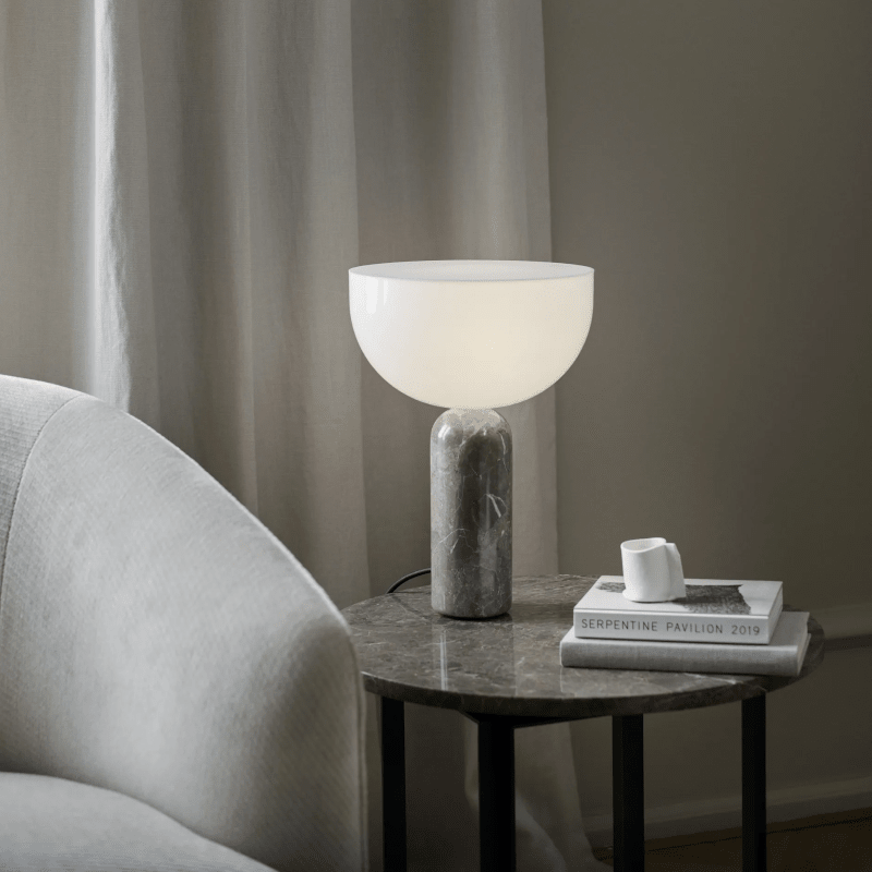 Tischleuchte - Kizu Marble Gris du Marais S von New Works