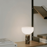 Tischleuchte - Kizu Marble Rosso Levanto S portable von New Works