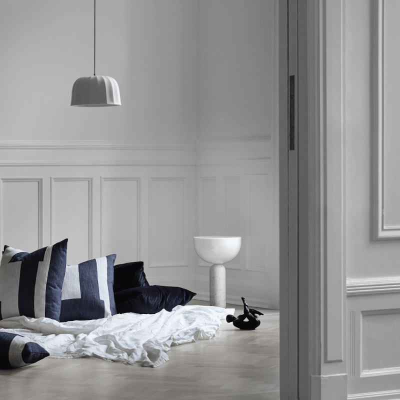 Tischleuchte - Kizu Marble White L von New Works