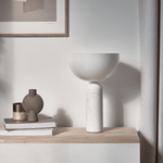 Tischleuchte - Kizu Marble White L von New Works